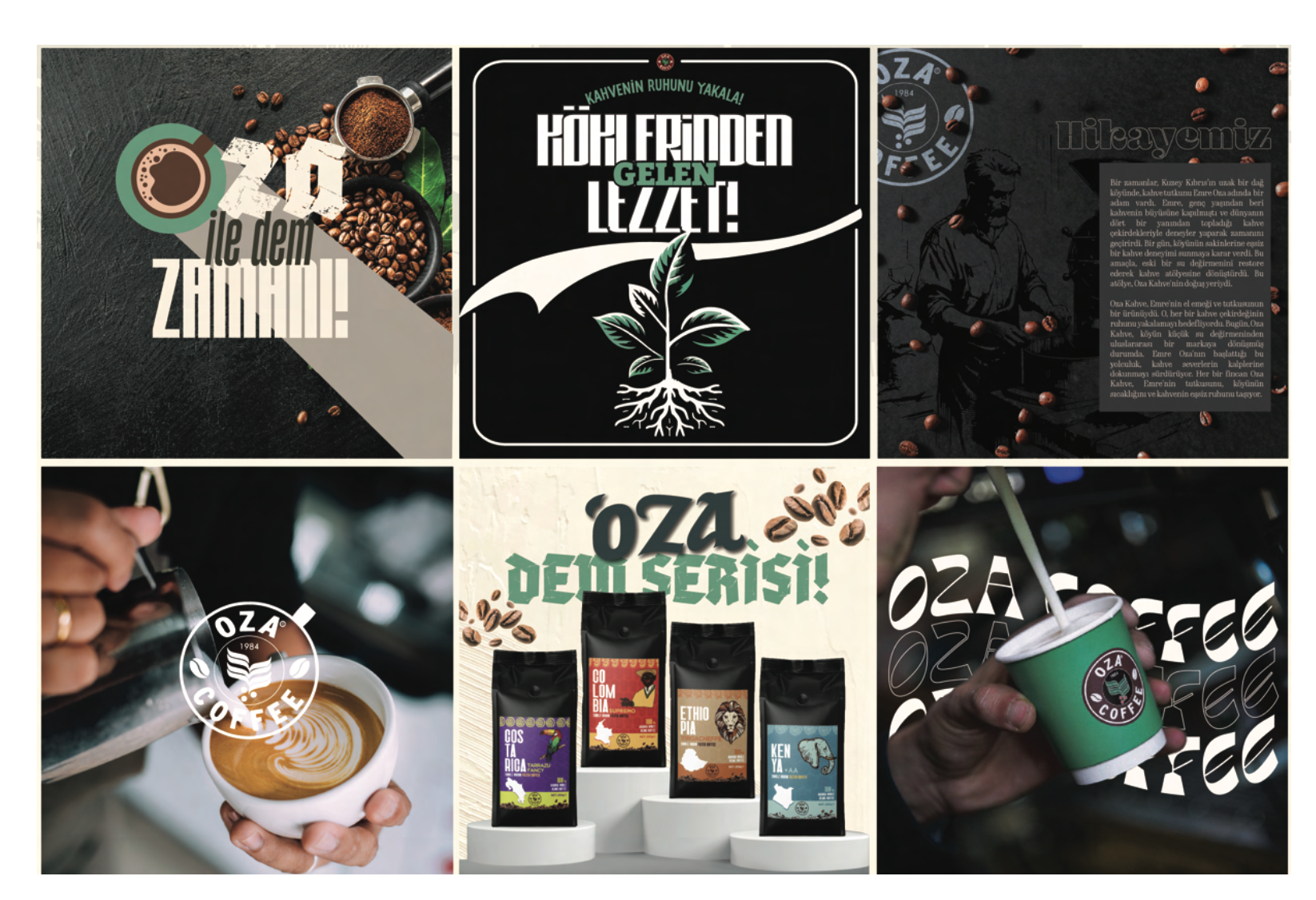 Oza Coffee Social Media Posts