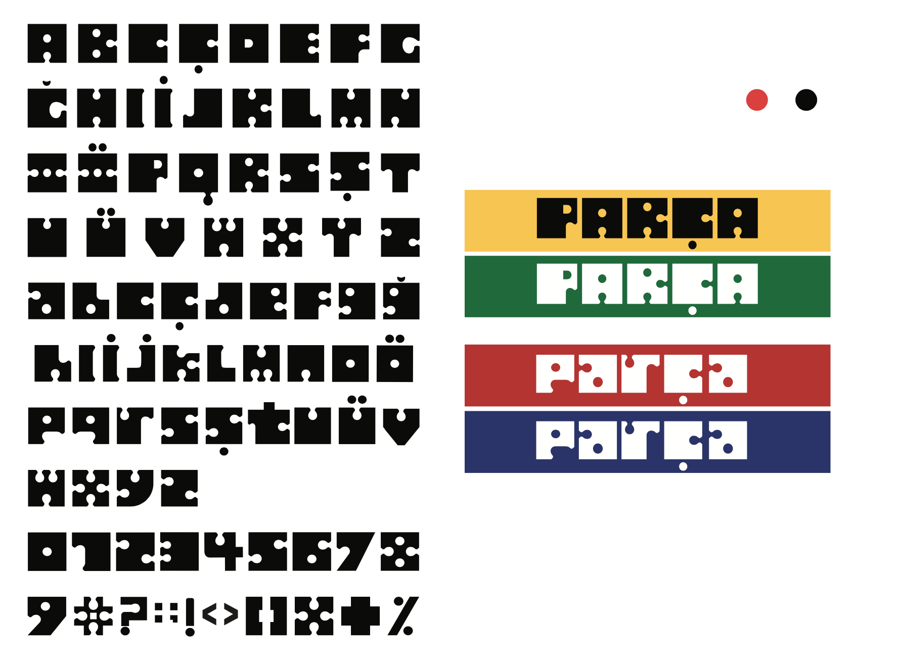 Parça Font Design