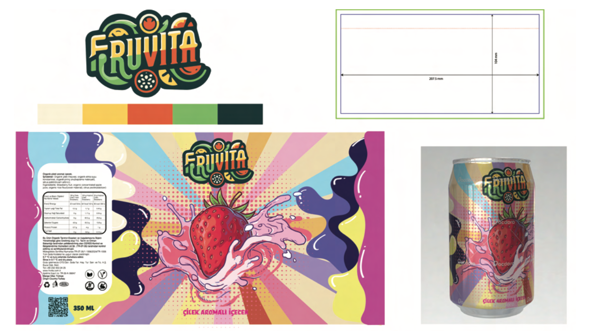 Fruvita Carbonated Drink Packaging